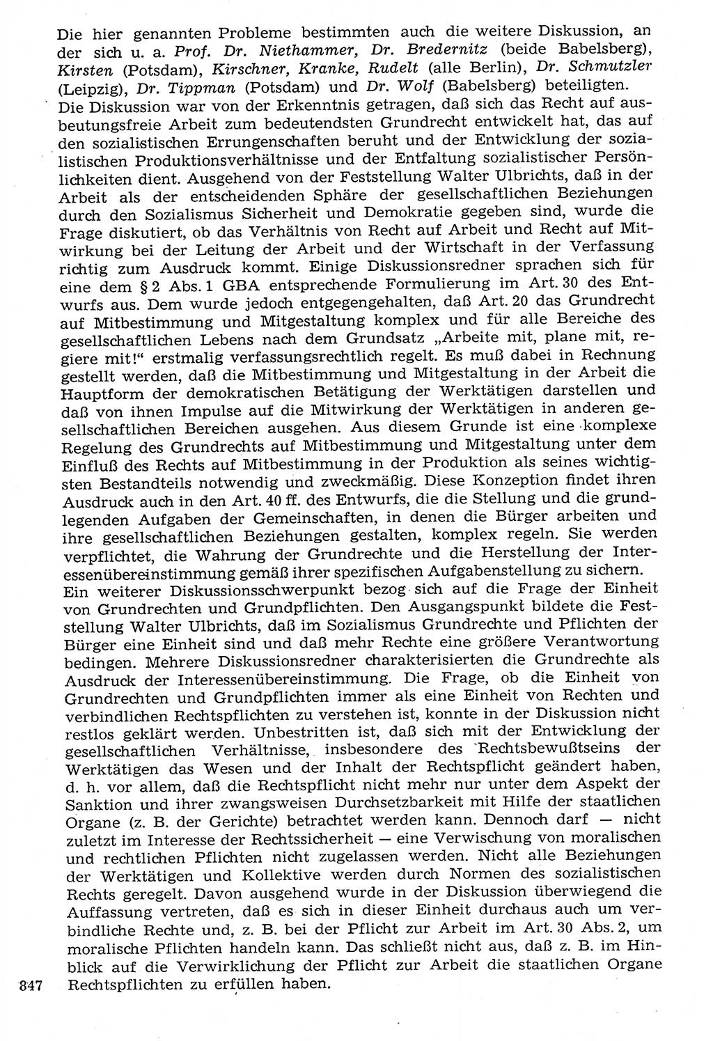 Staat und Recht (StuR), 17. Jahrgang [Deutsche Demokratische Republik (DDR)] 1968, Seite 847 (StuR DDR 1968, S. 847)