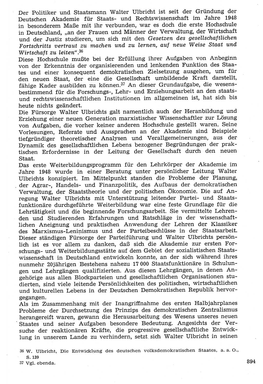 Staat und Recht (StuR), 17. Jahrgang [Deutsche Demokratische Republik (DDR)] 1968, Seite 894 (StuR DDR 1968, S. 894)