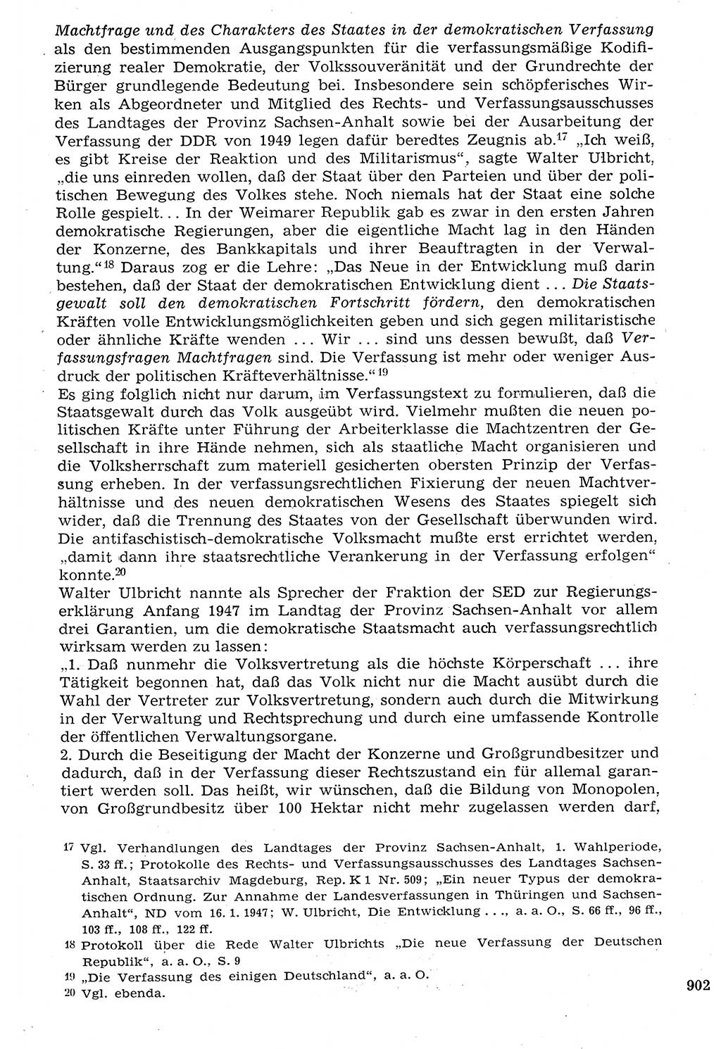 Staat und Recht (StuR), 17. Jahrgang [Deutsche Demokratische Republik (DDR)] 1968, Seite 902 (StuR DDR 1968, S. 902)