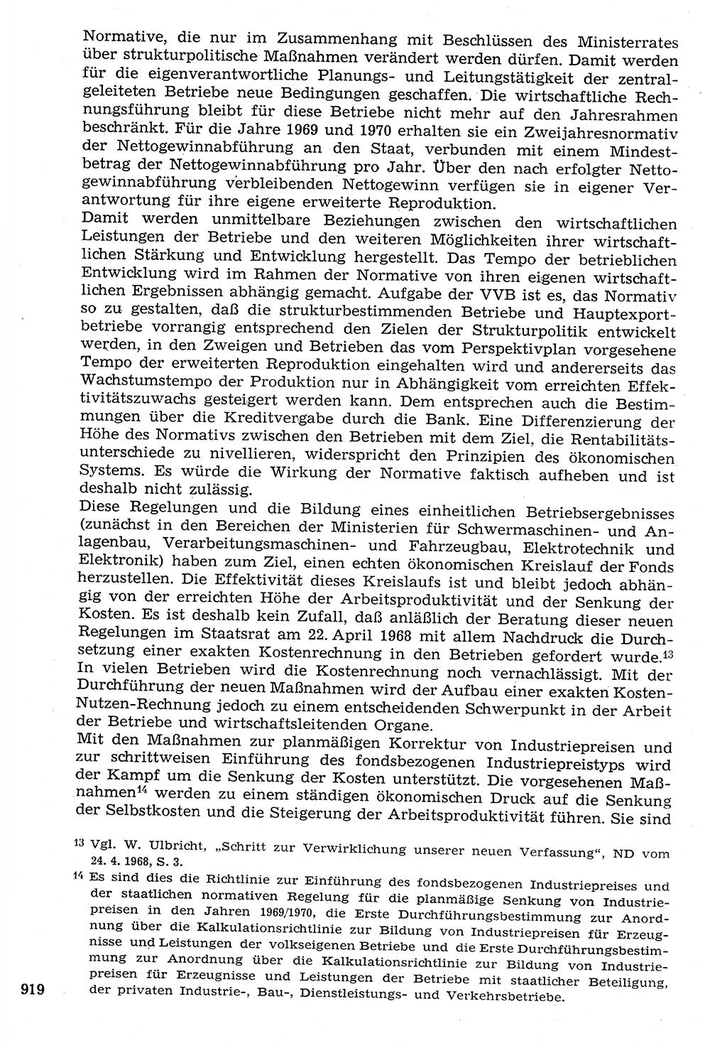 Staat und Recht (StuR), 17. Jahrgang [Deutsche Demokratische Republik (DDR)] 1968, Seite 919 (StuR DDR 1968, S. 919)