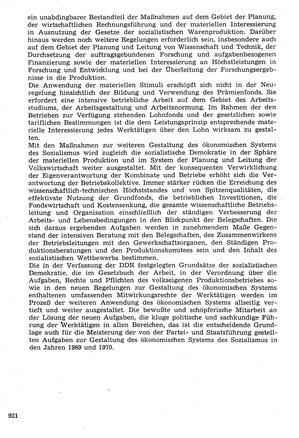Staat und Recht (StuR), 17. Jahrgang [Deutsche Demokratische Republik (DDR)] 1968, Seite 921 (StuR DDR 1968, S. 921)