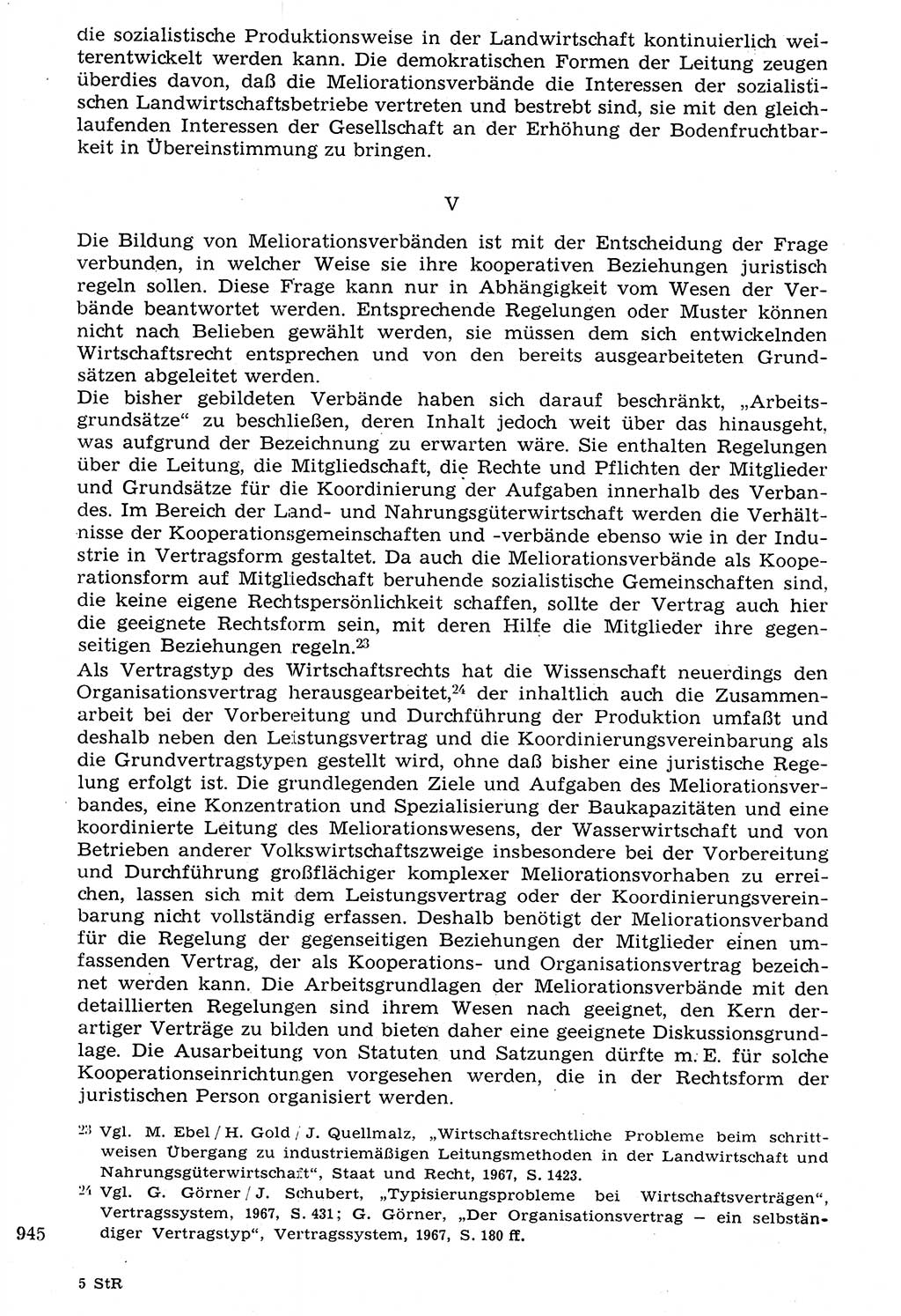 Staat und Recht (StuR), 17. Jahrgang [Deutsche Demokratische Republik (DDR)] 1968, Seite 945 (StuR DDR 1968, S. 945)