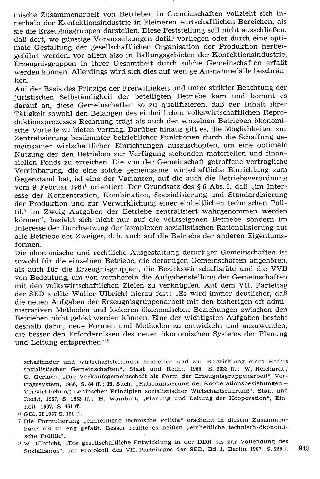 Staat und Recht (StuR), 17. Jahrgang [Deutsche Demokratische Republik (DDR)] 1968, Seite 948 (StuR DDR 1968, S. 948)