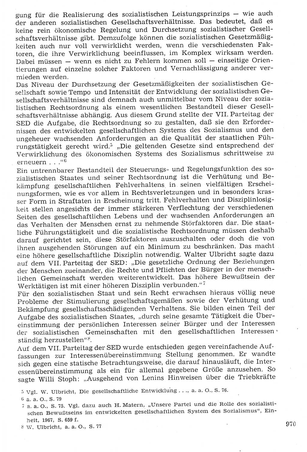 Staat und Recht (StuR), 17. Jahrgang [Deutsche Demokratische Republik (DDR)] 1968, Seite 970 (StuR DDR 1968, S. 970)