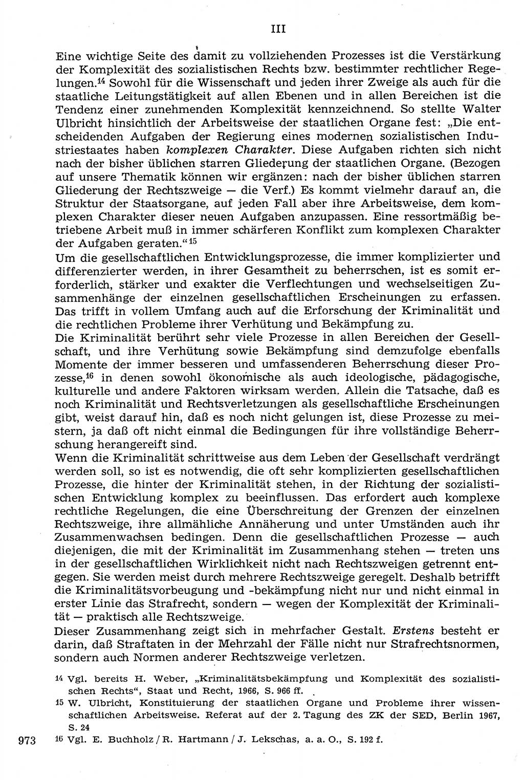 Staat und Recht (StuR), 17. Jahrgang [Deutsche Demokratische Republik (DDR)] 1968, Seite 973 (StuR DDR 1968, S. 973)