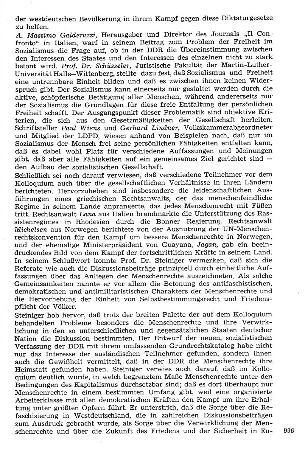 Staat und Recht (StuR), 17. Jahrgang [Deutsche Demokratische Republik (DDR)] 1968, Seite 996 (StuR DDR 1968, S. 996)