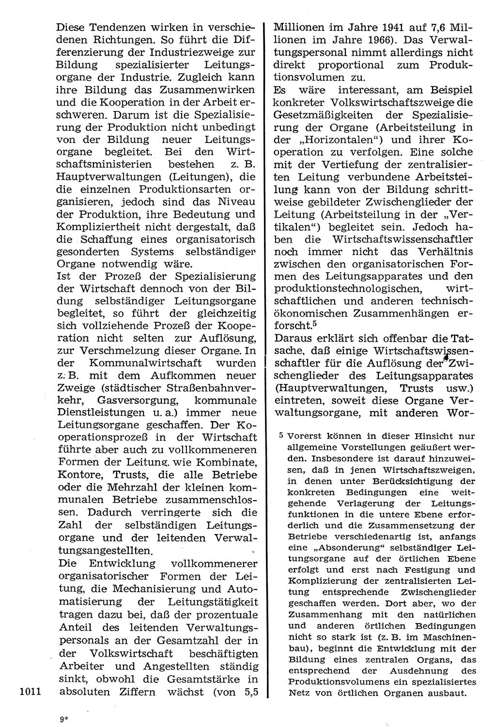 Staat und Recht (StuR), 17. Jahrgang [Deutsche Demokratische Republik (DDR)] 1968, Seite 1011 (StuR DDR 1968, S. 1011)