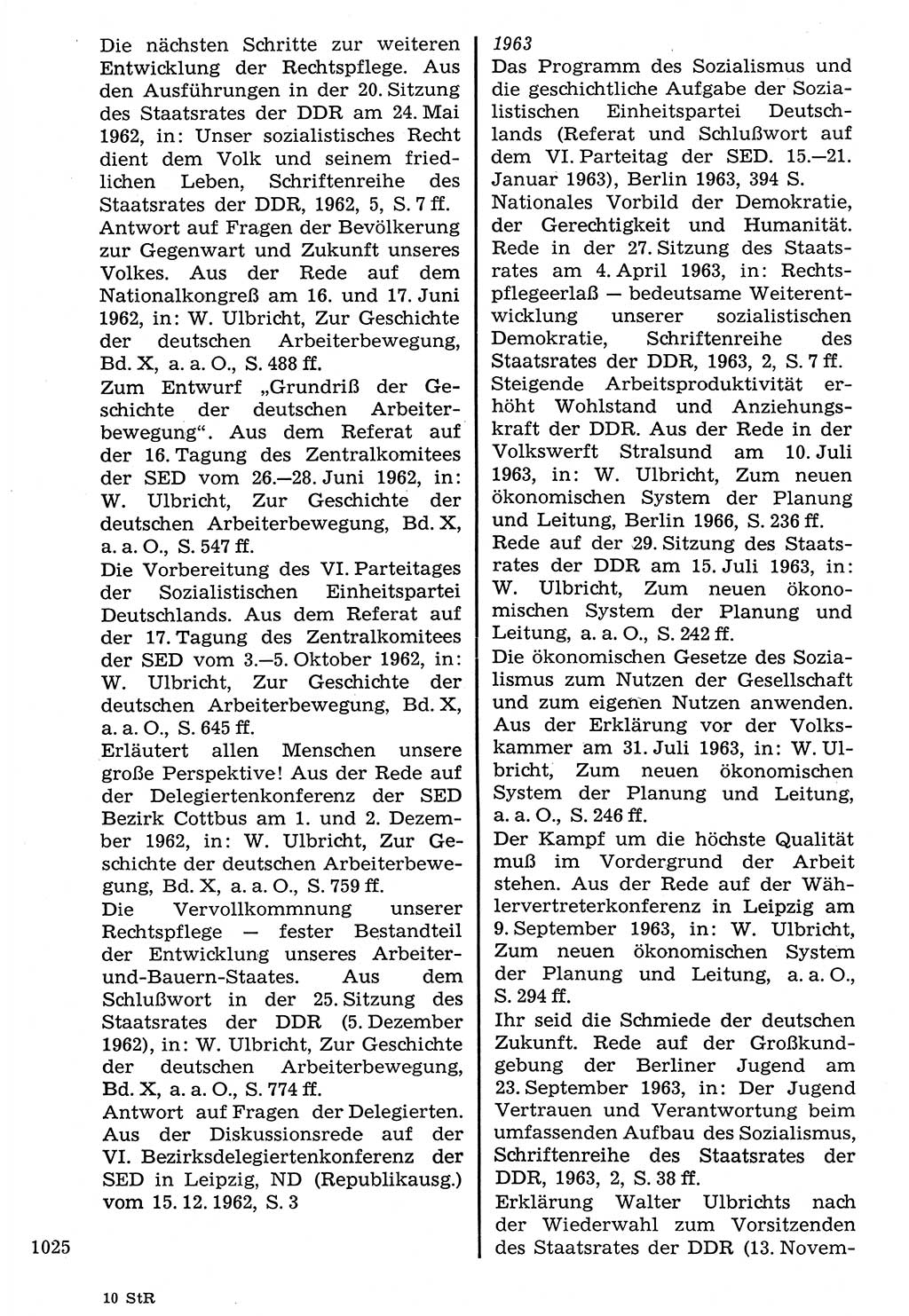 Staat und Recht (StuR), 17. Jahrgang [Deutsche Demokratische Republik (DDR)] 1968, Seite 1025 (StuR DDR 1968, S. 1025)