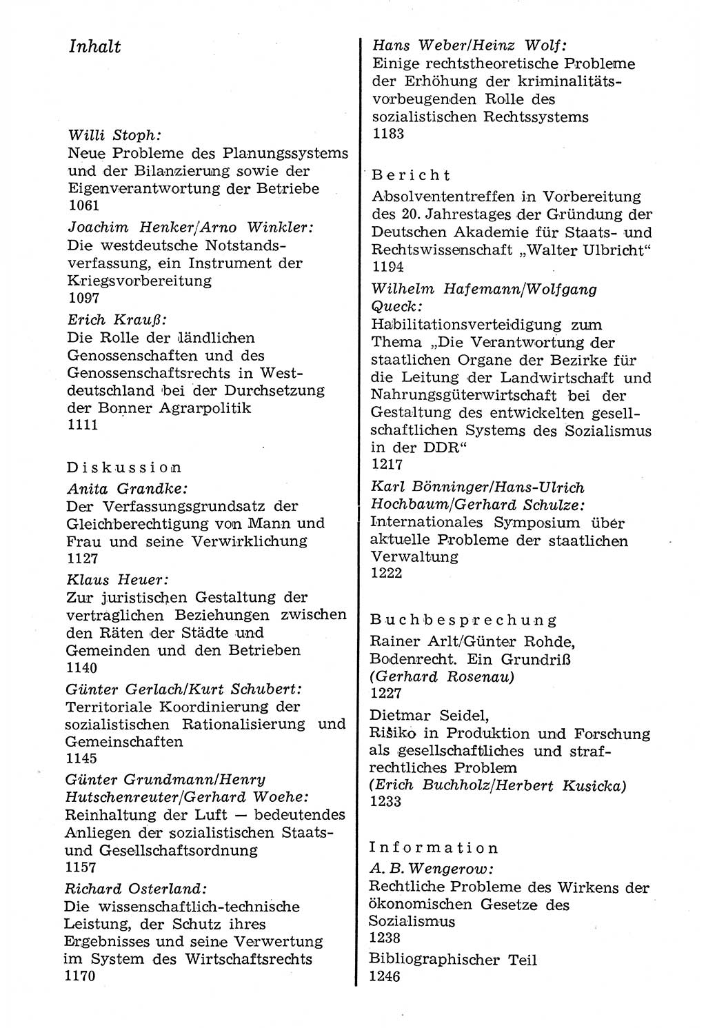 Staat und Recht (StuR), 17. Jahrgang [Deutsche Demokratische Republik (DDR)] 1968, Seite 1059 (StuR DDR 1968, S. 1059)