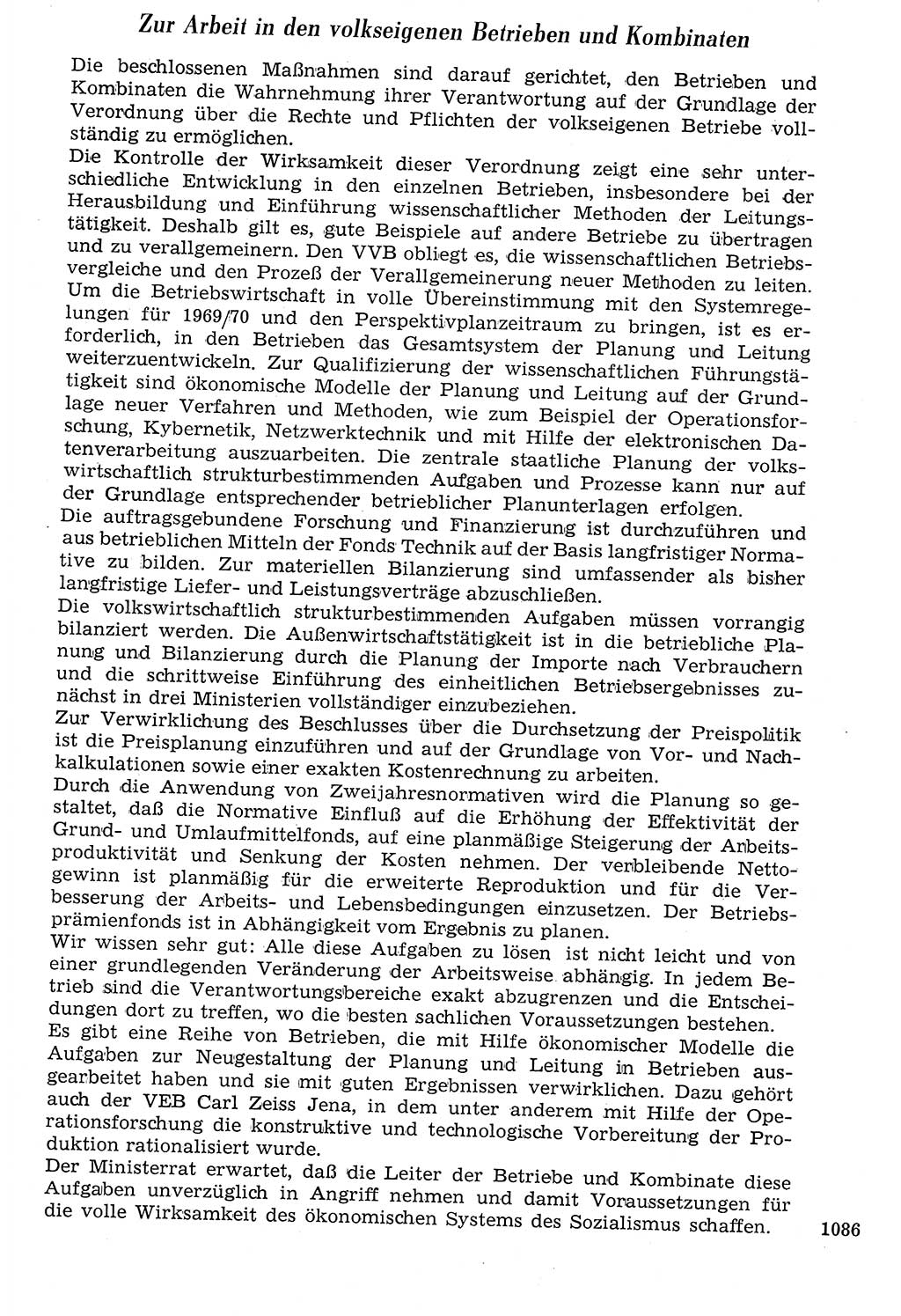 Staat und Recht (StuR), 17. Jahrgang [Deutsche Demokratische Republik (DDR)] 1968, Seite 1086 (StuR DDR 1968, S. 1086)