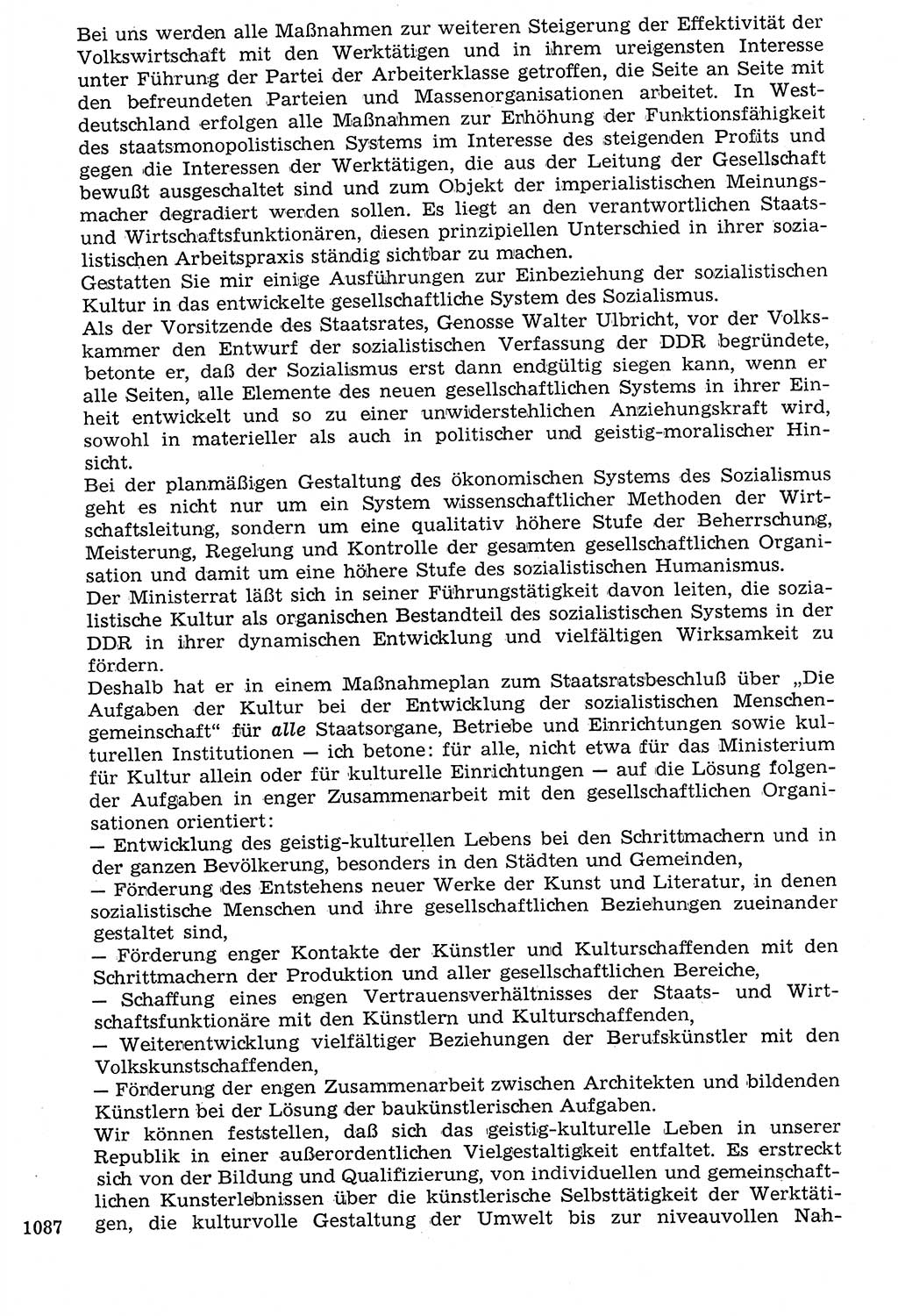 Staat und Recht (StuR), 17. Jahrgang [Deutsche Demokratische Republik (DDR)] 1968, Seite 1087 (StuR DDR 1968, S. 1087)