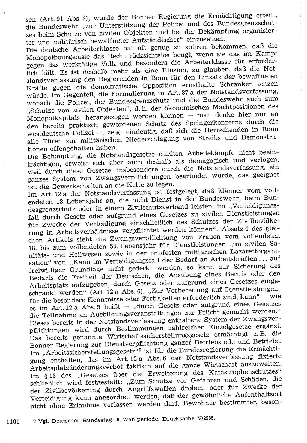 Staat und Recht (StuR), 17. Jahrgang [Deutsche Demokratische Republik (DDR)] 1968, Seite 1101 (StuR DDR 1968, S. 1101)