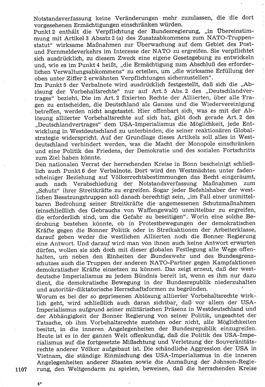 Staat und Recht (StuR), 17. Jahrgang [Deutsche Demokratische Republik (DDR)] 1968, Seite 1107 (StuR DDR 1968, S. 1107)
