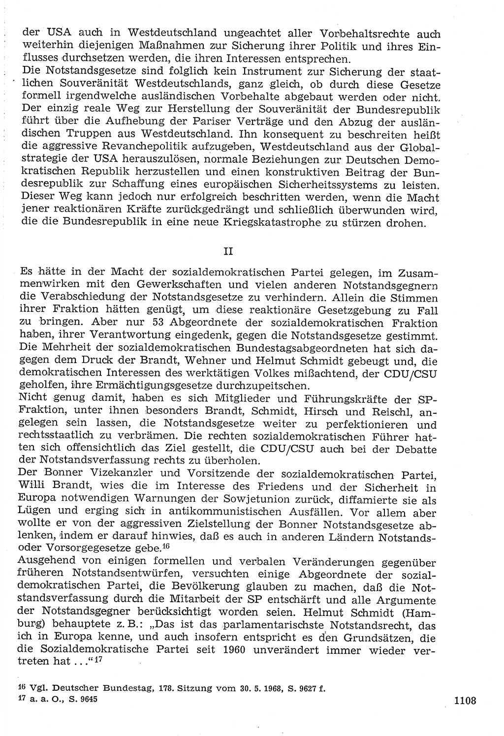 Staat und Recht (StuR), 17. Jahrgang [Deutsche Demokratische Republik (DDR)] 1968, Seite 1108 (StuR DDR 1968, S. 1108)