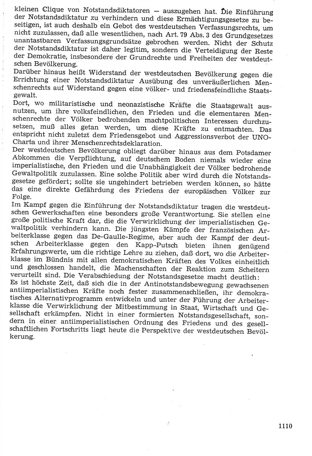 Staat und Recht (StuR), 17. Jahrgang [Deutsche Demokratische Republik (DDR)] 1968, Seite 1110 (StuR DDR 1968, S. 1110)