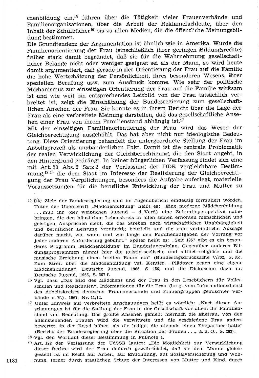 Staat und Recht (StuR), 17. Jahrgang [Deutsche Demokratische Republik (DDR)] 1968, Seite 1131 (StuR DDR 1968, S. 1131)