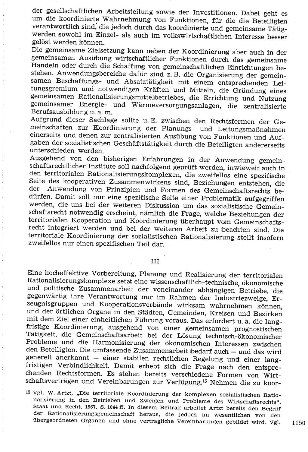 Staat und Recht (StuR), 17. Jahrgang [Deutsche Demokratische Republik (DDR)] 1968, Seite 1150 (StuR DDR 1968, S. 1150)