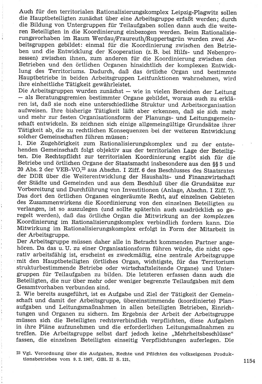 Staat und Recht (StuR), 17. Jahrgang [Deutsche Demokratische Republik (DDR)] 1968, Seite 1154 (StuR DDR 1968, S. 1154)