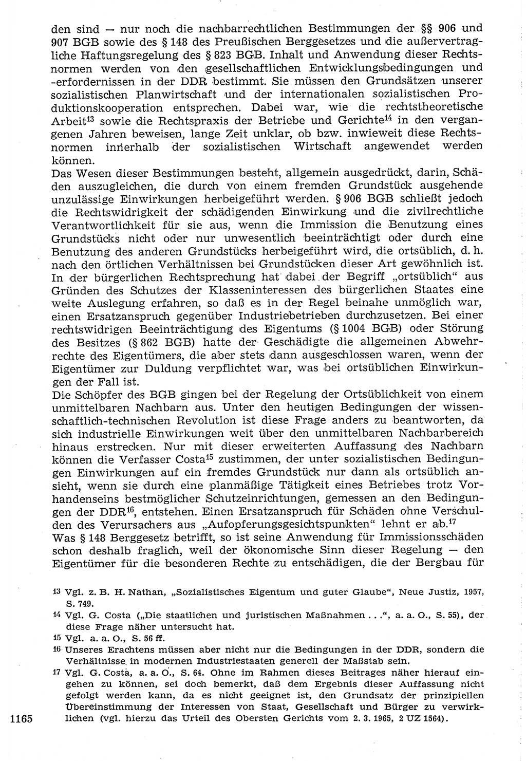 Staat und Recht (StuR), 17. Jahrgang [Deutsche Demokratische Republik (DDR)] 1968, Seite 1165 (StuR DDR 1968, S. 1165)