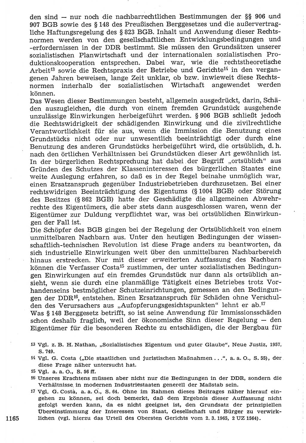 Staat und Recht (StuR), 17. Jahrgang [Deutsche Demokratische Republik (DDR)] 1968, Seite 1165 (StuR DDR 1968, S. 1165)