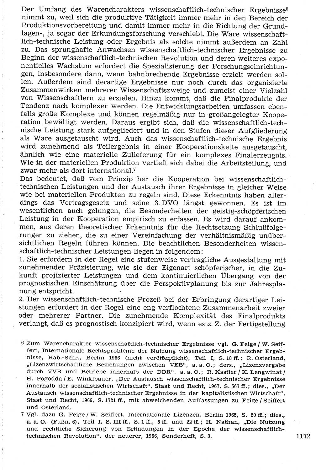 Staat und Recht (StuR), 17. Jahrgang [Deutsche Demokratische Republik (DDR)] 1968, Seite 1172 (StuR DDR 1968, S. 1172)