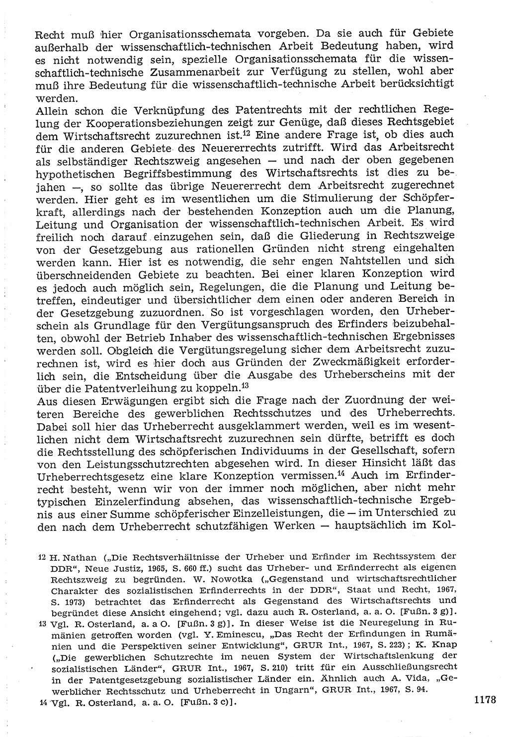Staat und Recht (StuR), 17. Jahrgang [Deutsche Demokratische Republik (DDR)] 1968, Seite 1178 (StuR DDR 1968, S. 1178)