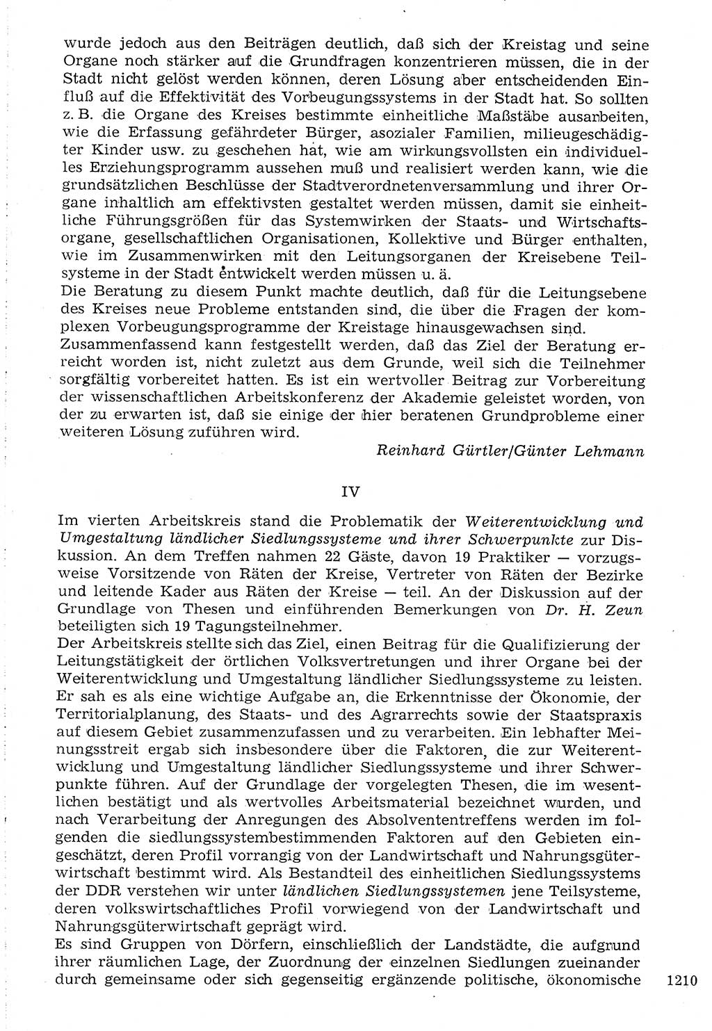 Staat und Recht (StuR), 17. Jahrgang [Deutsche Demokratische Republik (DDR)] 1968, Seite 1210 (StuR DDR 1968, S. 1210)