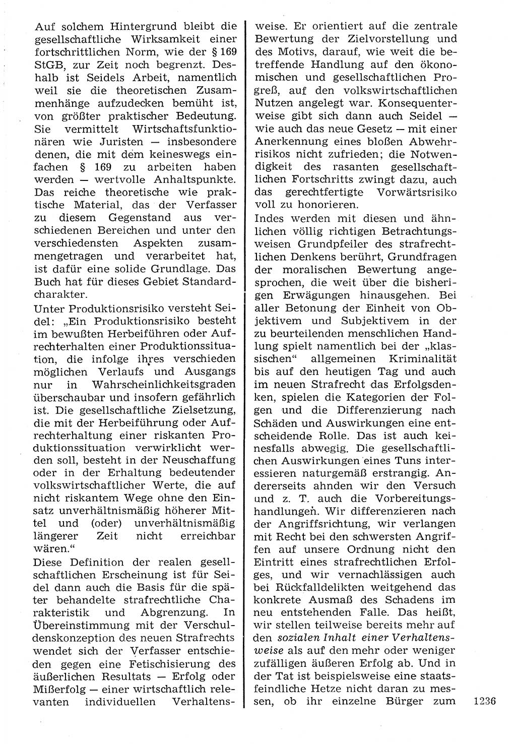 Staat und Recht (StuR), 17. Jahrgang [Deutsche Demokratische Republik (DDR)] 1968, Seite 1236 (StuR DDR 1968, S. 1236)