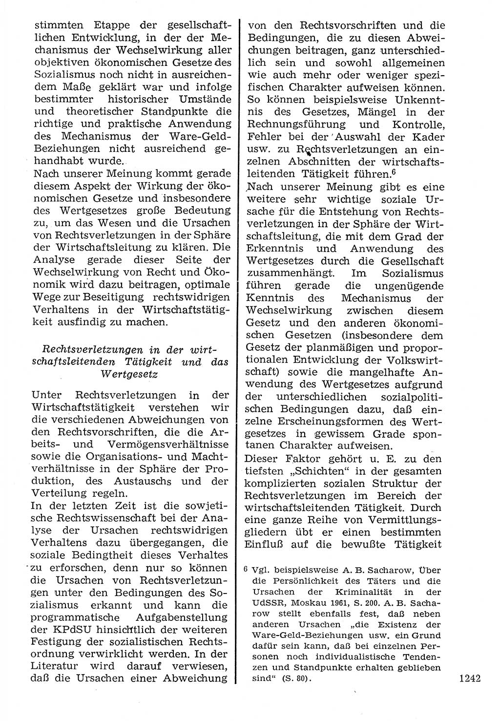 Staat und Recht (StuR), 17. Jahrgang [Deutsche Demokratische Republik (DDR)] 1968, Seite 1242 (StuR DDR 1968, S. 1242)