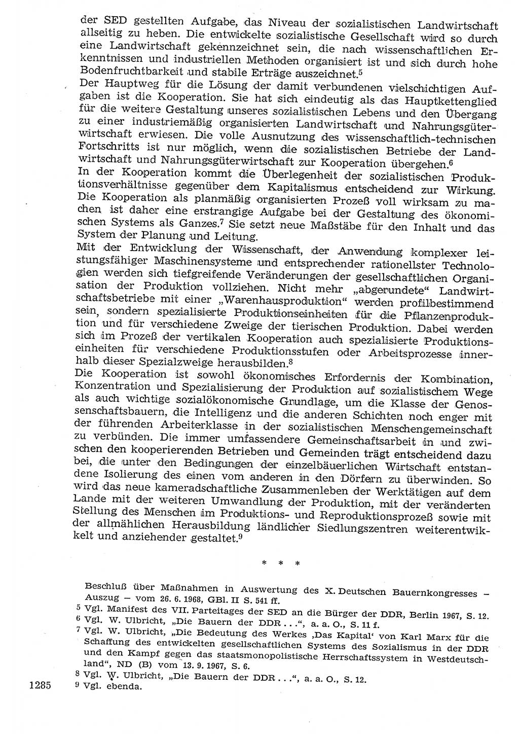 Staat und Recht (StuR), 17. Jahrgang [Deutsche Demokratische Republik (DDR)] 1968, Seite 1285 (StuR DDR 1968, S. 1285)