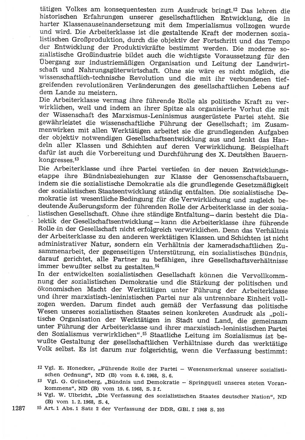 Staat und Recht (StuR), 17. Jahrgang [Deutsche Demokratische Republik (DDR)] 1968, Seite 1287 (StuR DDR 1968, S. 1287)