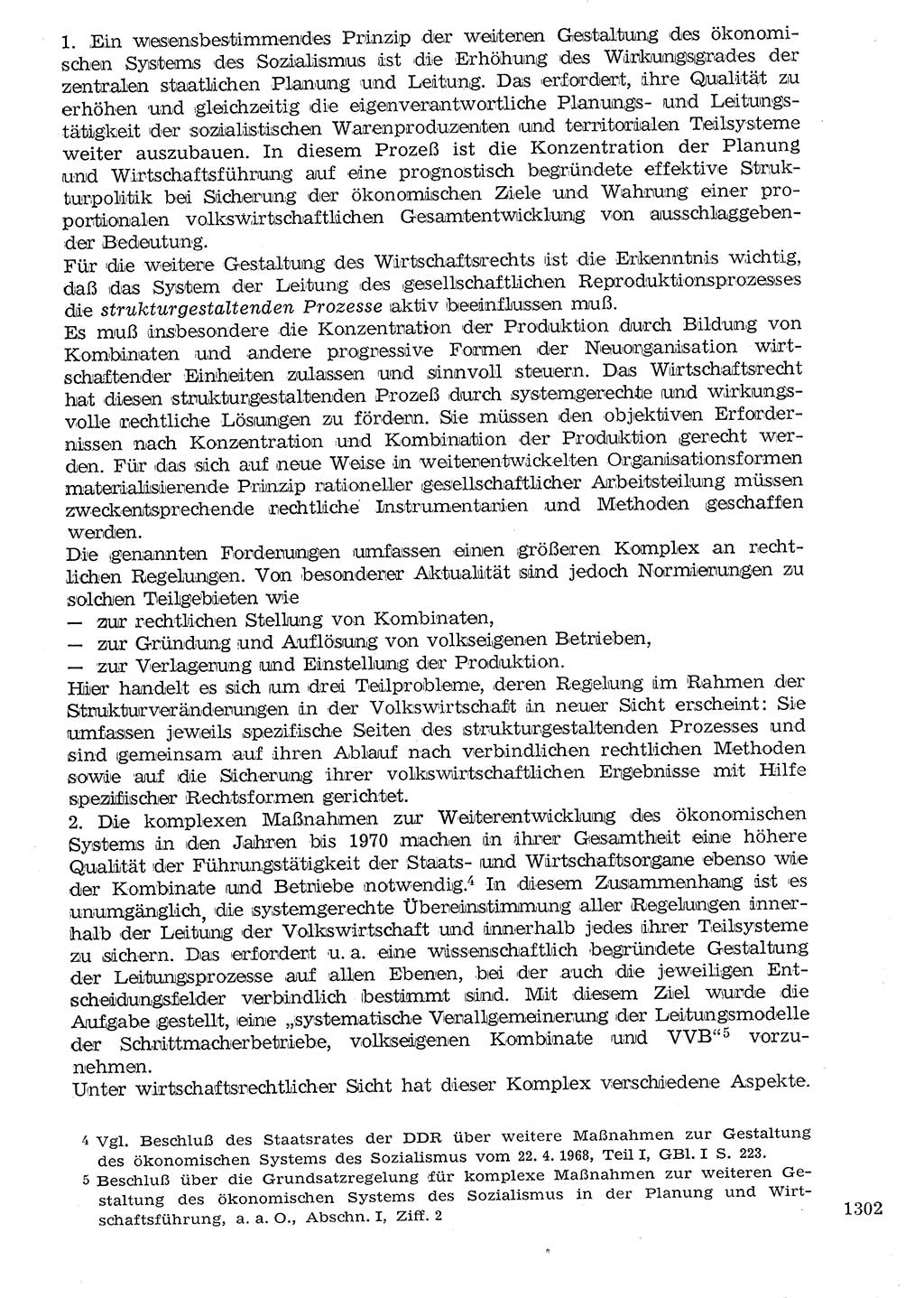 Staat und Recht (StuR), 17. Jahrgang [Deutsche Demokratische Republik (DDR)] 1968, Seite 1302 (StuR DDR 1968, S. 1302)