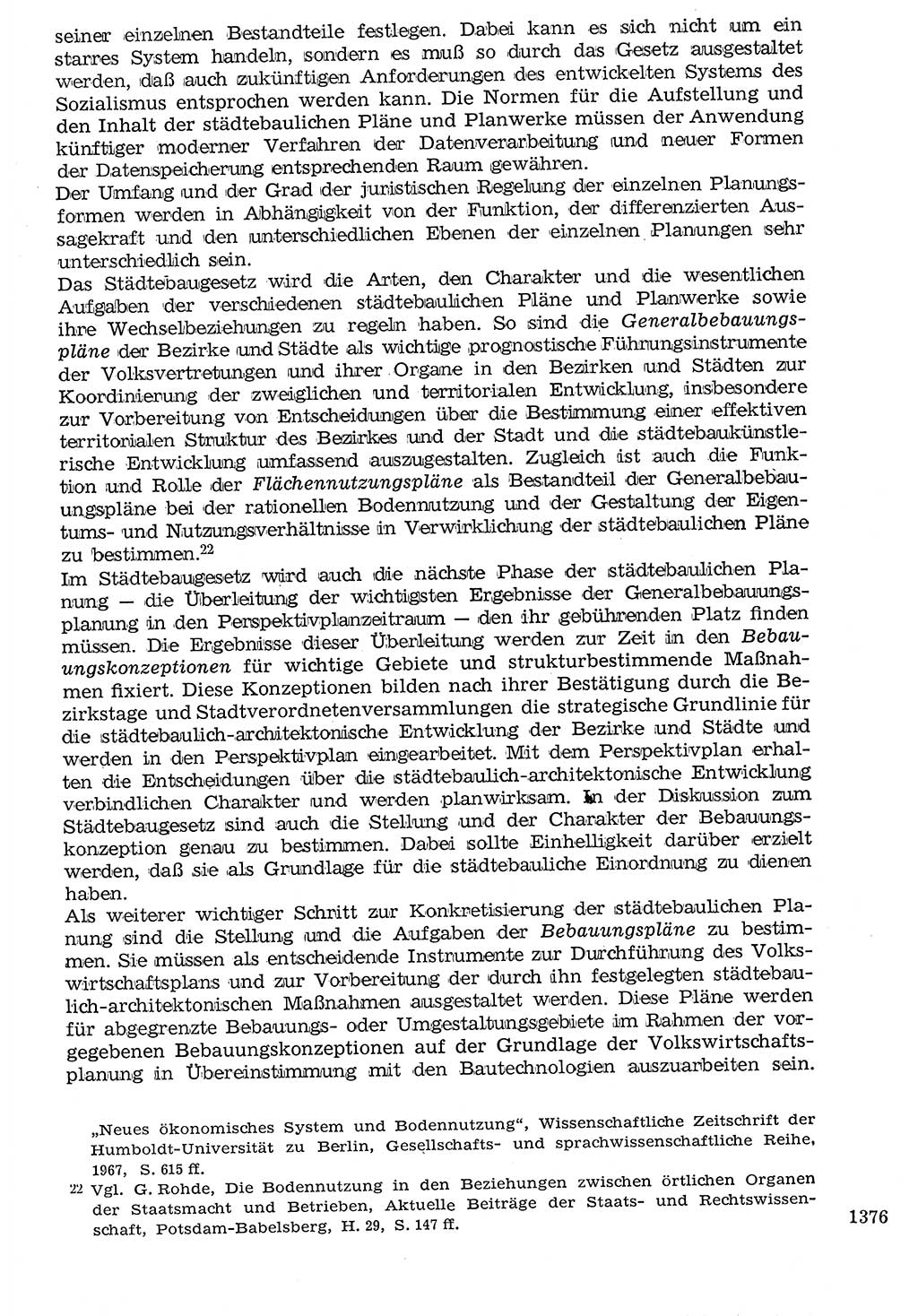 Staat und Recht (StuR), 17. Jahrgang [Deutsche Demokratische Republik (DDR)] 1968, Seite 1376 (StuR DDR 1968, S. 1376)