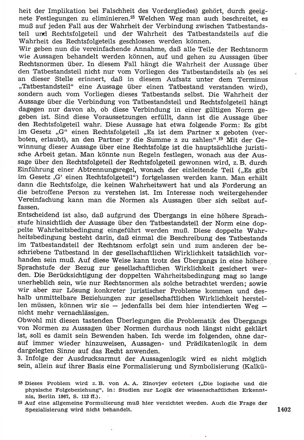 Staat und Recht (StuR), 17. Jahrgang [Deutsche Demokratische Republik (DDR)] 1968, Seite 1402 (StuR DDR 1968, S. 1402)