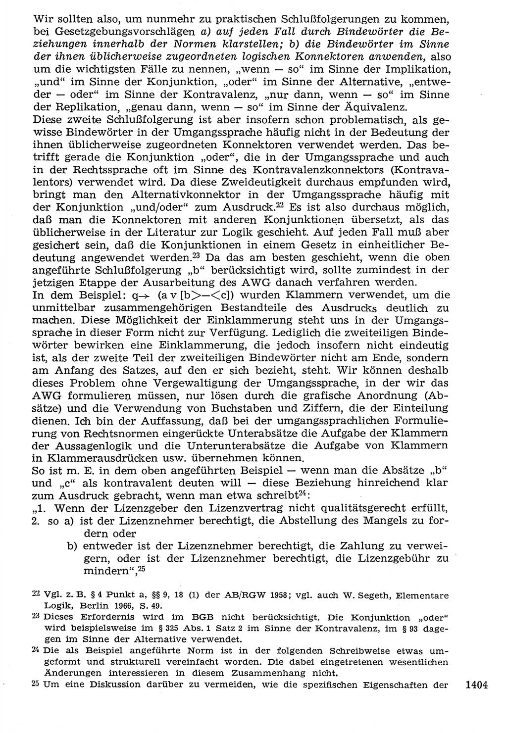 Staat und Recht (StuR), 17. Jahrgang [Deutsche Demokratische Republik (DDR)] 1968, Seite 1404 (StuR DDR 1968, S. 1404)