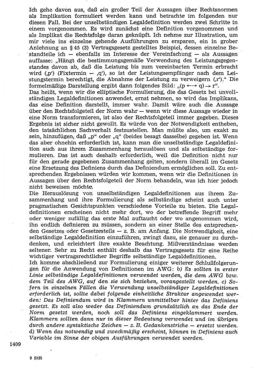 Staat und Recht (StuR), 17. Jahrgang [Deutsche Demokratische Republik (DDR)] 1968, Seite 1409 (StuR DDR 1968, S. 1409)