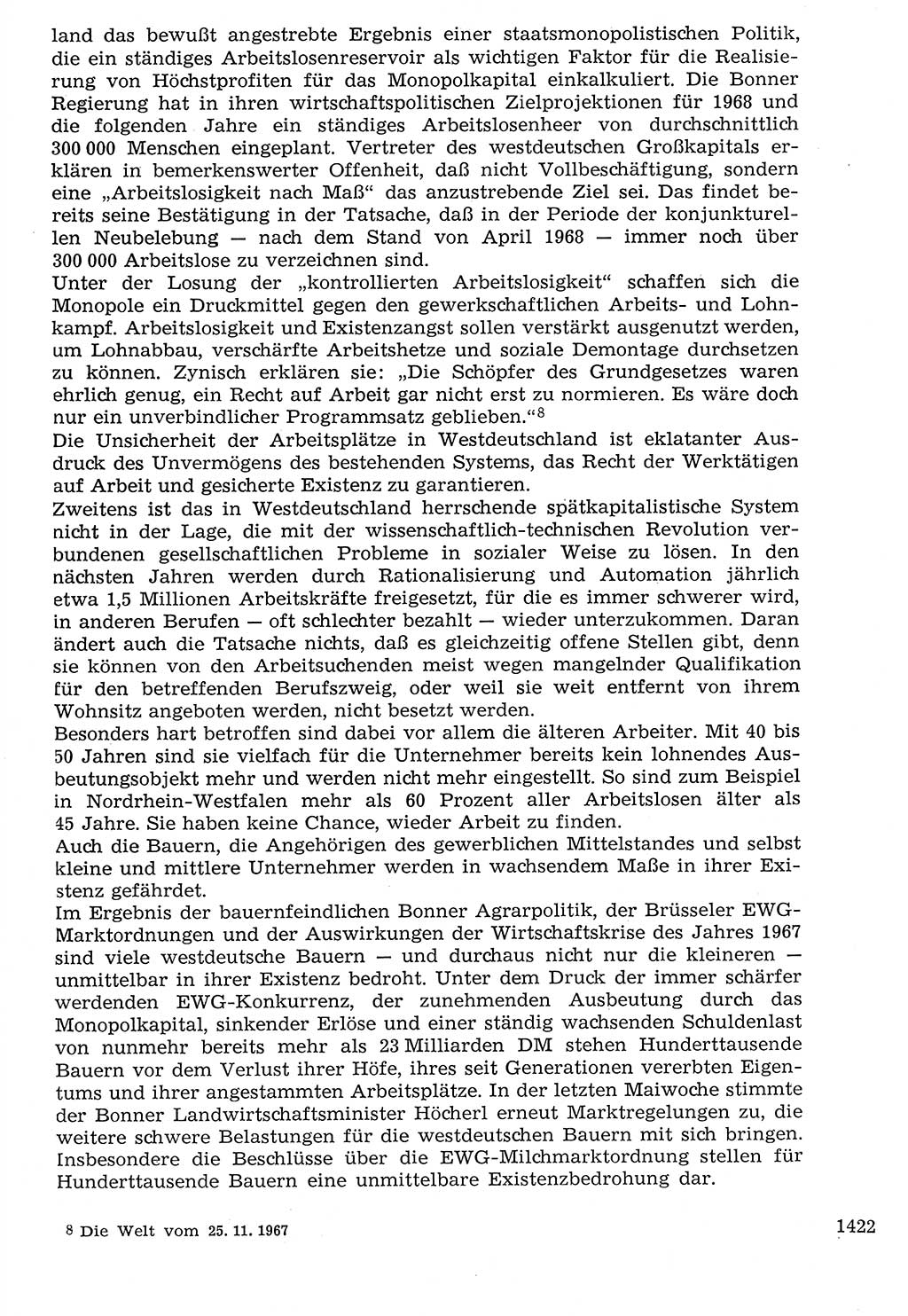 Staat und Recht (StuR), 17. Jahrgang [Deutsche Demokratische Republik (DDR)] 1968, Seite 1422 (StuR DDR 1968, S. 1422)