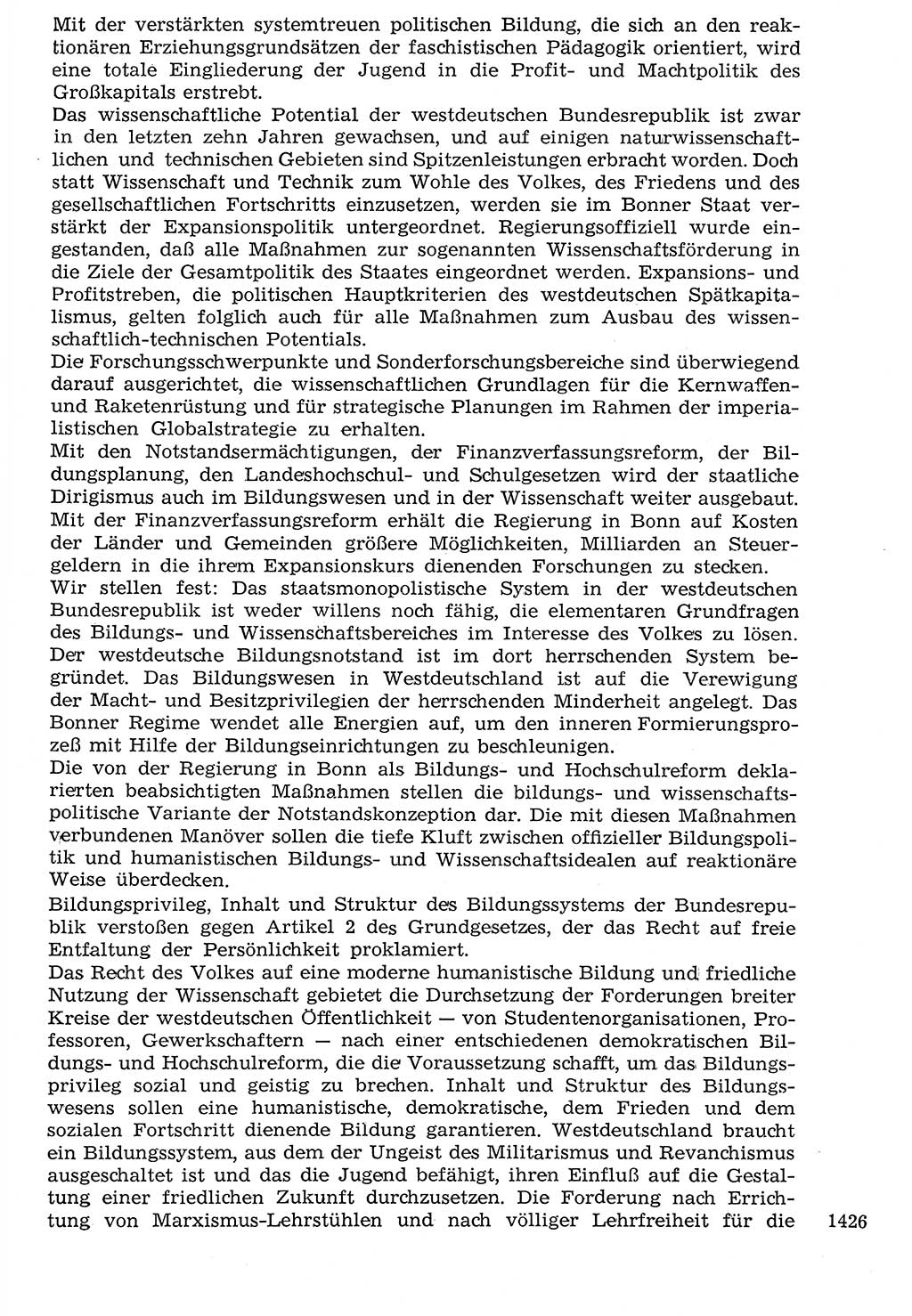 Staat und Recht (StuR), 17. Jahrgang [Deutsche Demokratische Republik (DDR)] 1968, Seite 1426 (StuR DDR 1968, S. 1426)