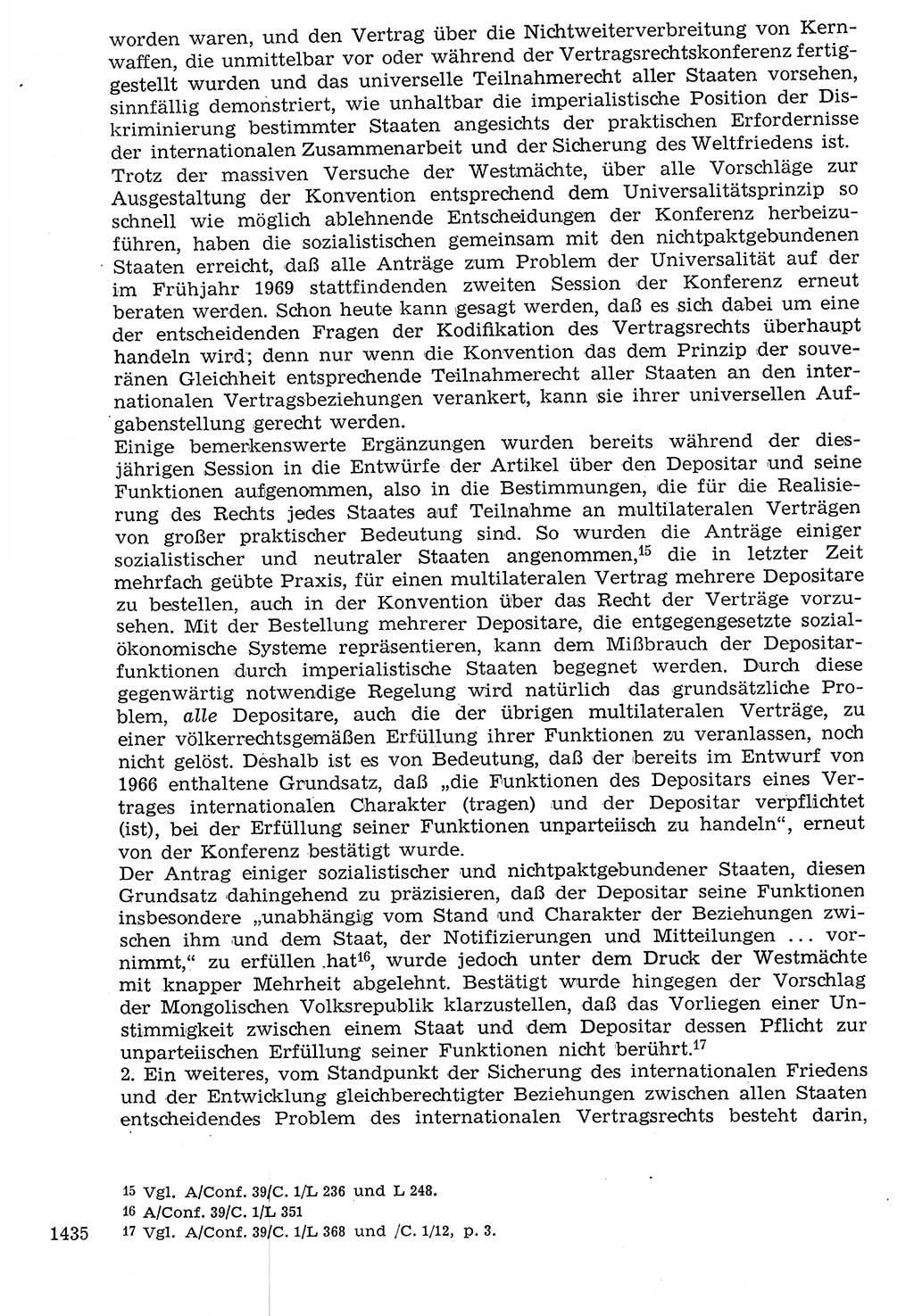 Staat und Recht (StuR), 17. Jahrgang [Deutsche Demokratische Republik (DDR)] 1968, Seite 1435 (StuR DDR 1968, S. 1435)