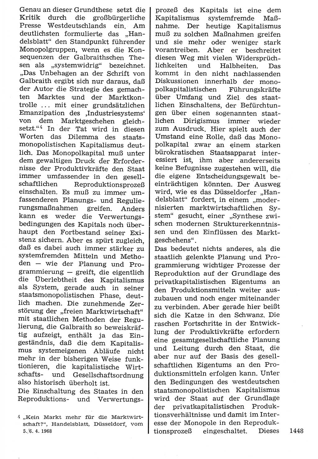 Staat und Recht (StuR), 17. Jahrgang [Deutsche Demokratische Republik (DDR)] 1968, Seite 1448 (StuR DDR 1968, S. 1448)