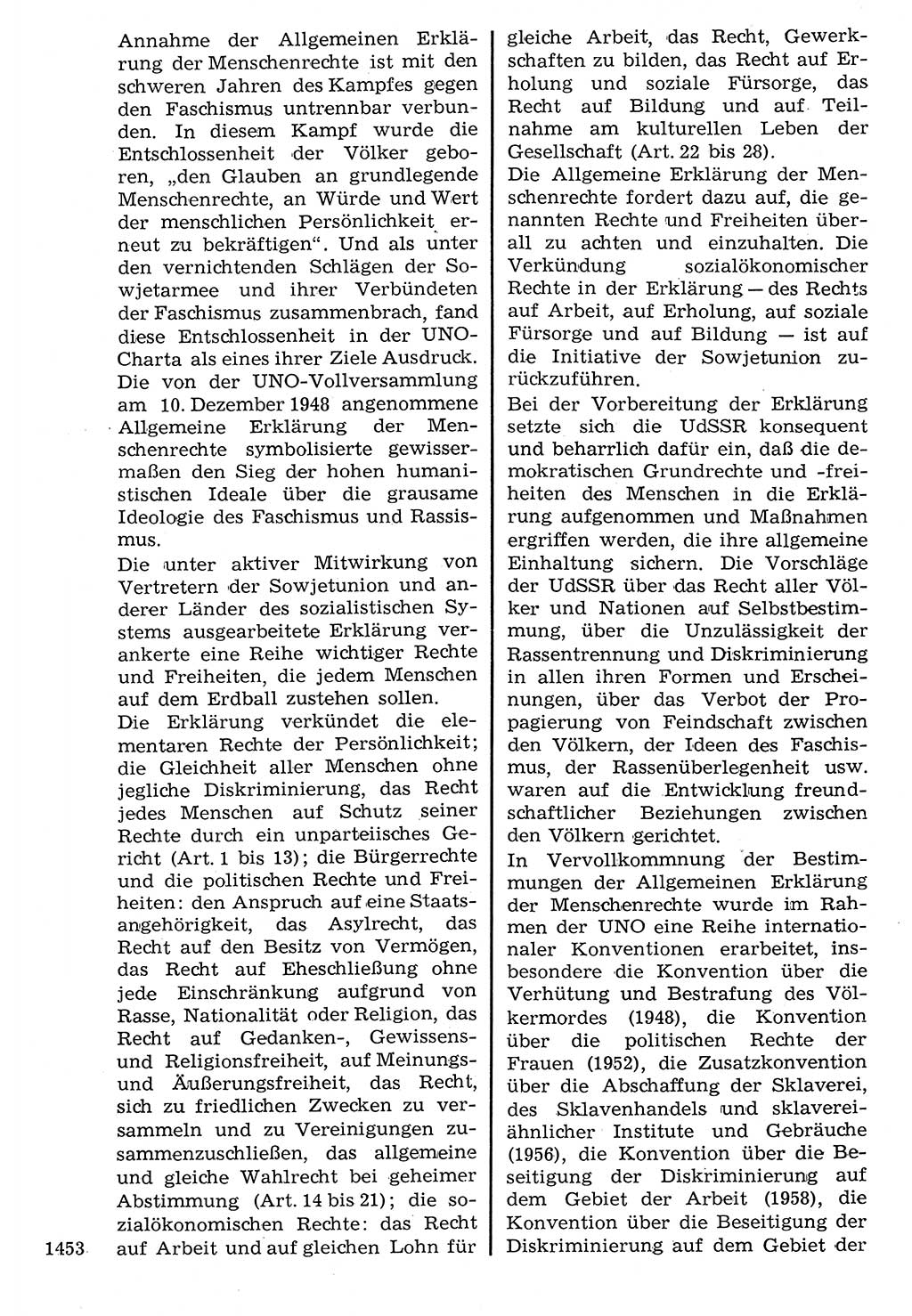 Staat und Recht (StuR), 17. Jahrgang [Deutsche Demokratische Republik (DDR)] 1968, Seite 1453 (StuR DDR 1968, S. 1453)