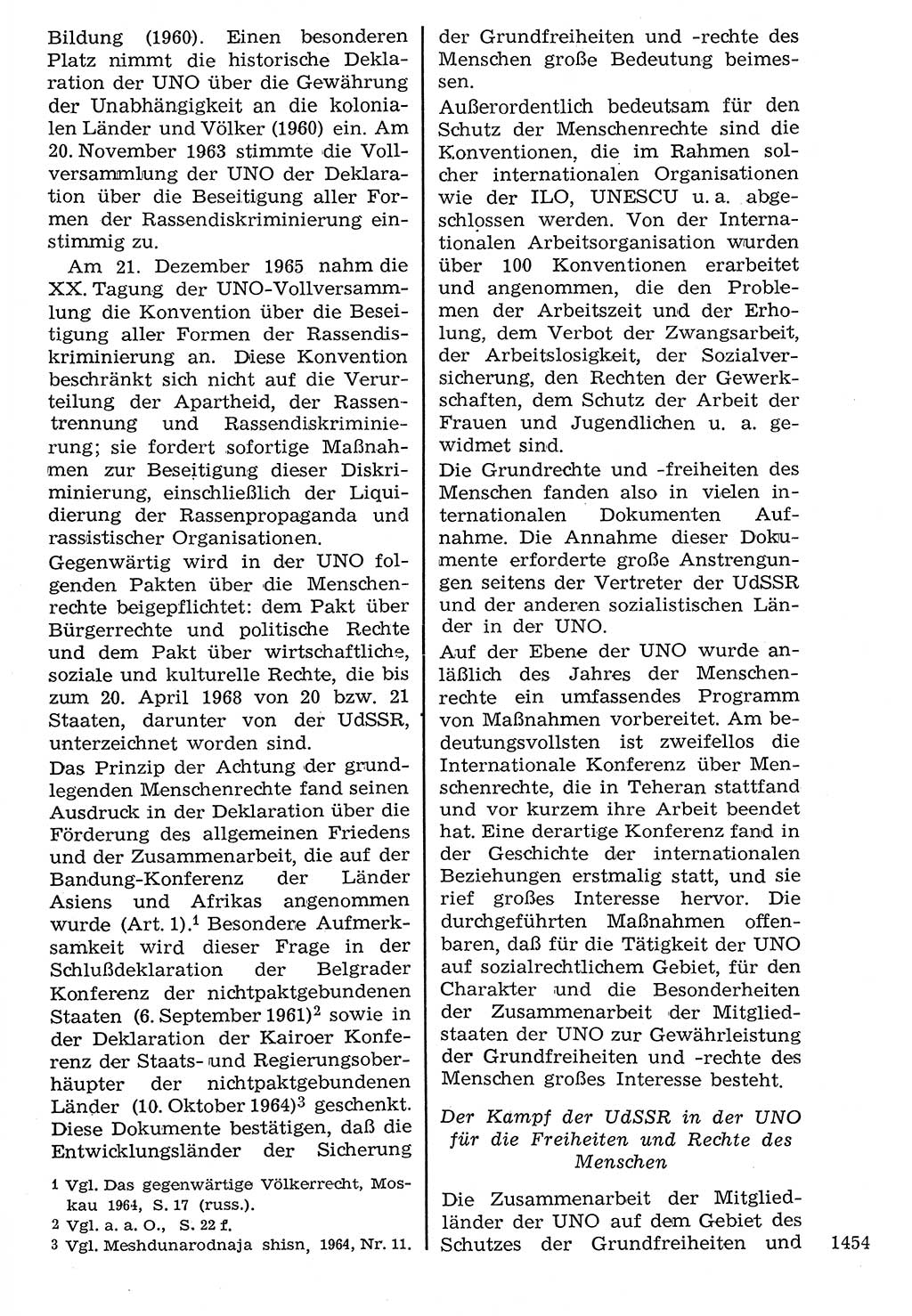 Staat und Recht (StuR), 17. Jahrgang [Deutsche Demokratische Republik (DDR)] 1968, Seite 1454 (StuR DDR 1968, S. 1454)