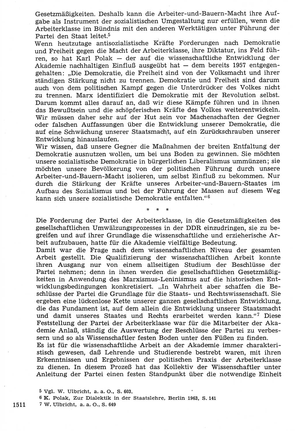 Staat und Recht (StuR), 17. Jahrgang [Deutsche Demokratische Republik (DDR)] 1968, Seite 1511 (StuR DDR 1968, S. 1511)