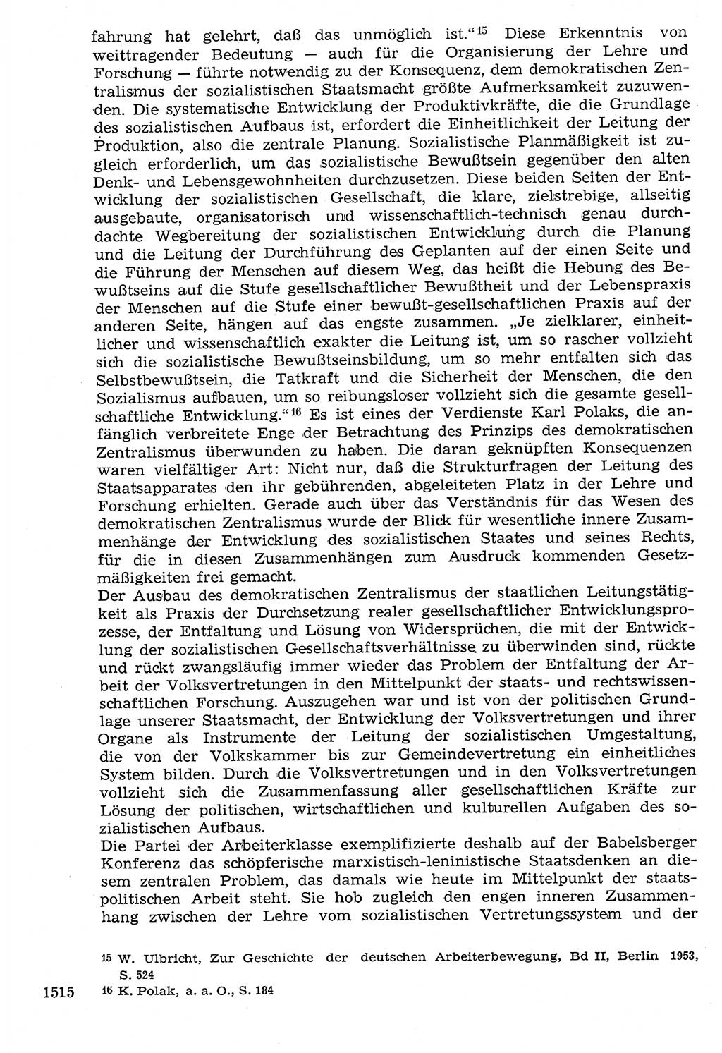 Staat und Recht (StuR), 17. Jahrgang [Deutsche Demokratische Republik (DDR)] 1968, Seite 1515 (StuR DDR 1968, S. 1515)