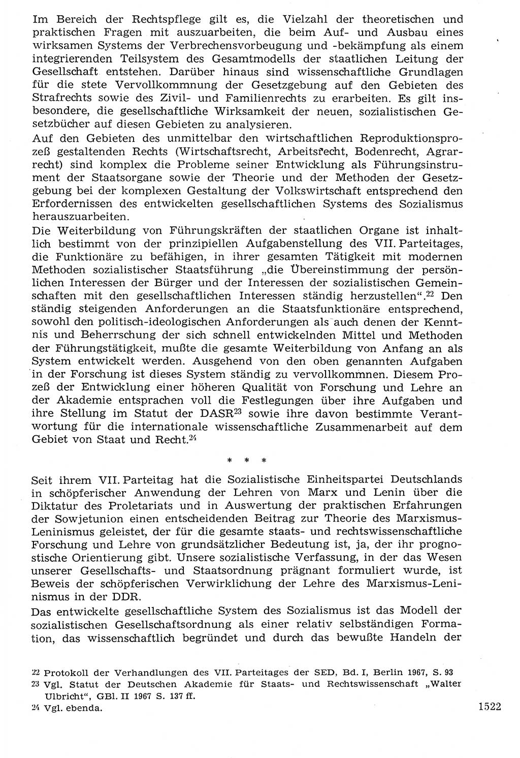 Staat und Recht (StuR), 17. Jahrgang [Deutsche Demokratische Republik (DDR)] 1968, Seite 1522 (StuR DDR 1968, S. 1522)