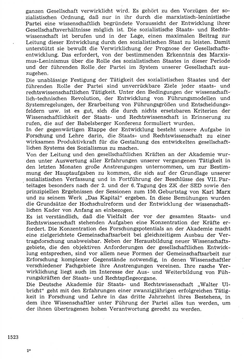 Staat und Recht (StuR), 17. Jahrgang [Deutsche Demokratische Republik (DDR)] 1968, Seite 1523 (StuR DDR 1968, S. 1523)