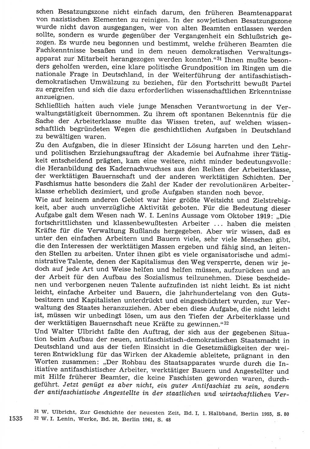 Staat und Recht (StuR), 17. Jahrgang [Deutsche Demokratische Republik (DDR)] 1968, Seite 1535 (StuR DDR 1968, S. 1535)