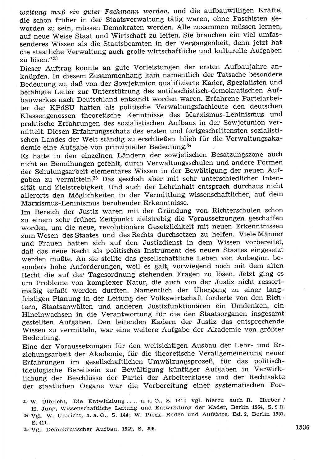 Staat und Recht (StuR), 17. Jahrgang [Deutsche Demokratische Republik (DDR)] 1968, Seite 1536 (StuR DDR 1968, S. 1536)