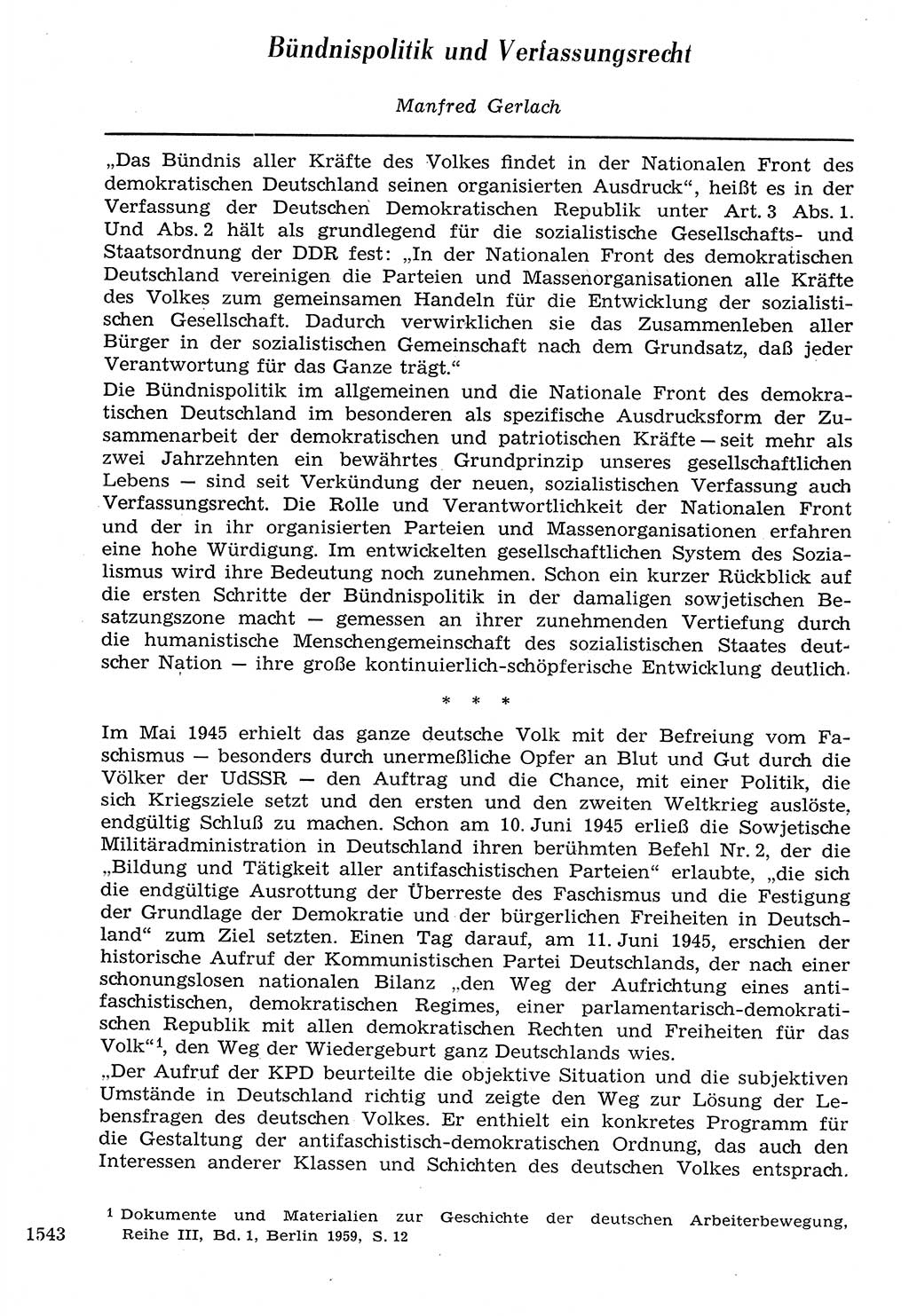 Staat und Recht (StuR), 17. Jahrgang [Deutsche Demokratische Republik (DDR)] 1968, Seite 1543 (StuR DDR 1968, S. 1543)