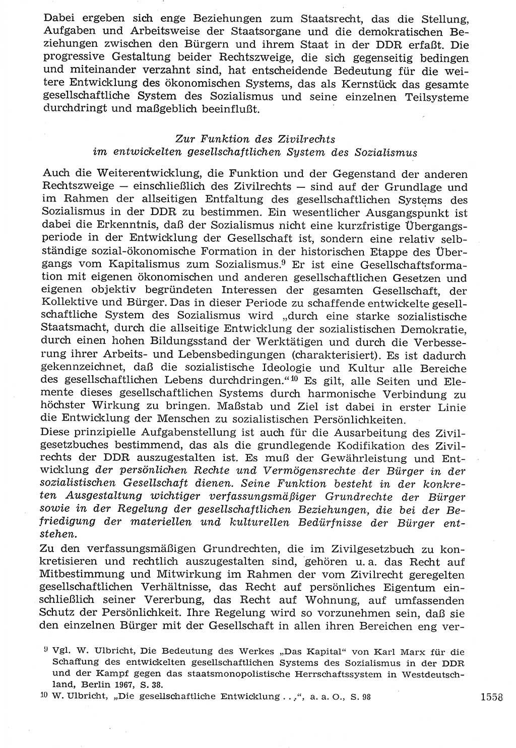 Staat und Recht (StuR), 17. Jahrgang [Deutsche Demokratische Republik (DDR)] 1968, Seite 1558 (StuR DDR 1968, S. 1558)
